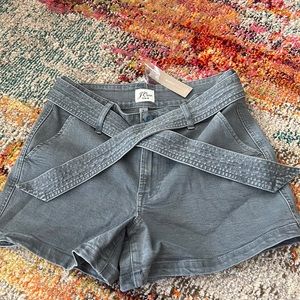 J. Crew Tie Denim Shorts